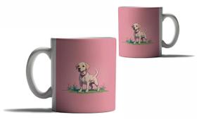 Caneca Personalizada Presente Cachorros Raças Labrador HD