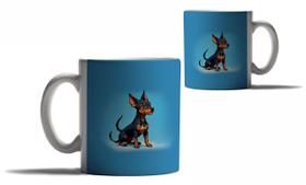 Caneca Personalizada Presente Cachorros Raças Pinscher Amor