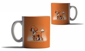Caneca Personalizada Presente Cachorros Raças Poodle Amor