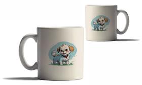 Caneca Personalizada Presente Cachorros Raças Shitzu Fofos