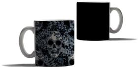 Caneca Personalizada Presente Caveira Cranio Ossos 1