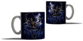 Caneca Personalizada Presente Caveira Cranio Ossos 3