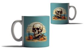 Caneca Personalizada Presente Caveira Mexicana Praia 2