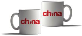 Caneca Personalizada Presente China País Bandeira Ásia 1 Caneca Personalizada Presente China País Bandeira Ásia 1