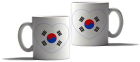 Caneca Personalizada Presente Coreia Sul Dorama Bandeira 1