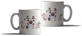 Caneca Personalizada Presente Coreia Sul Dorama Bandeira 2 Caneca Personalizada Presente Coreia Sul Dorama Bandeira 2
