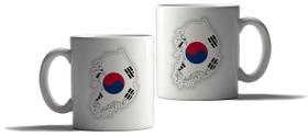 Caneca Personalizada Presente Coreia Sul Dorama Bandeira 3 Caneca Personalizada Presente Coreia Sul Dorama Bandeira 3