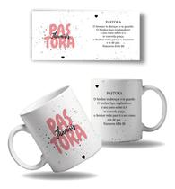 Caneca Personalizada Presente Dia Do(a) Pastor(a) Homenagem