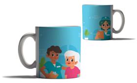 Caneca Personalizada Presente Enfermagem Enfermeiros Amor