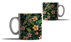 Caneca Personalizada Presente Flores Havaianas Floral