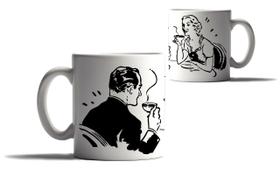 Caneca Personalizada Presente Frases Café Amo Amor Grãos 5