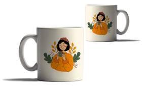 Caneca Personalizada Presente Frases Café Amo Amor Grãos 9