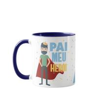 Caneca Personalizada Presente Pai Meu Heroi