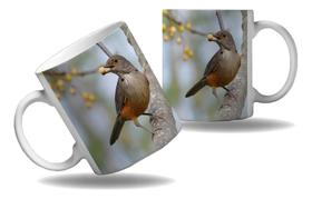 Caneca Personalizada Presente Passarinho Sabiá Laranjeira 1