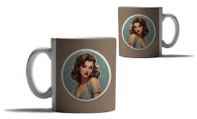 Caneca Personalizada Presente Pin-Ups Modelos Vintage 3