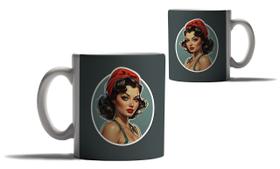 Caneca Personalizada Presente Pin-Ups Modelos Vintage 4