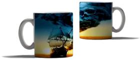 Caneca Personalizada Presente Pirata Mar Navio Barco