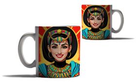 Caneca Personalizada Presente Pop Arte Moda Egipcia Cleopata