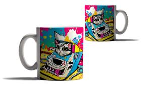 Caneca Personalizada Presente Pop Arte Moda Gatos Quadrinhos - Enjoy Shop