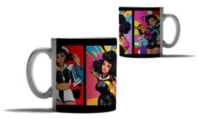 Caneca Personalizada Presente Pop Arte Mulher Negra Africa