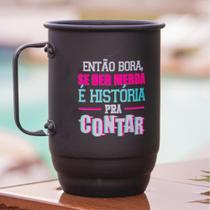 Caneca personalizada preto fosco 600 ml, para festas universitárias e eventos baladas, Funk