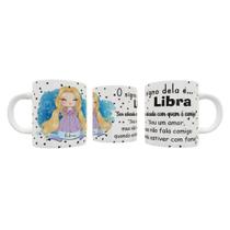Caneca Personalizada Princesa Do Signo Libra 325ml Caneca Personalizada Princesa Do Signo Libra 325ml