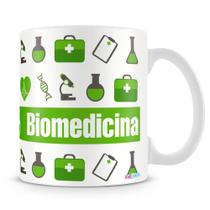 Caneca Personalizada Profissão Biomedicina - Porcelana Alta Qualidade