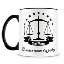 Caneca Personalizada Profissão Direito com Nome e Logo Caneca Personalizada Profissão Direito com Nome e Logo
