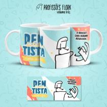 Caneca Personalizada Profissão Diversas Profissões Flork trabalho Com Nome Porcelana OFERTA!