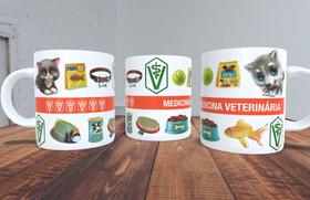 Caneca Personalizada Profissões Medicina Veterinária 692 - Guria Criativa