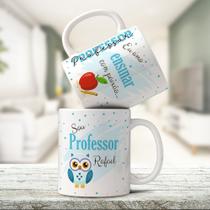 Caneca Personalizada Profissões - Professor Com Nome