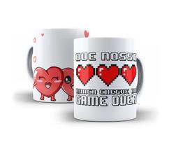 Caneca Personalizada Que nosso amor nunca tenha game over
