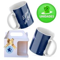 Caneca Personalizada Religiosa - Estrela de Belém M1 2 unid