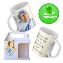 Caneca Personalizada Religiosa - Madre Teresa M1 2 unid