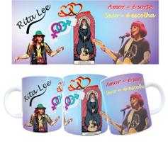 Caneca Personalizada Rock Rita Lee Amor&Sexo Presente ROCK BRASIL