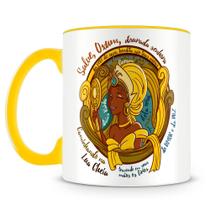 Caneca Personalizada Salve Oxum - Porcelana Alta Resistência com Estampa Religiosa Caneca Personalizada Salve Oxum - Porcelana Alta Resistência com Estampa Religiosa