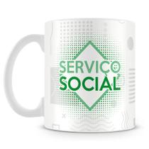 Caneca Personalizada Serviço Social - Porcelana Alta Brilho Caneca Personalizada Serviço Social - Porcelana Alta Brilho