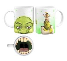 Caneca Personalizada Shrek Divertida Boca Linda Nome GRÁTIS Caneca Personalizada Shrek Divertida Boca Linda Nome GRÁTIS