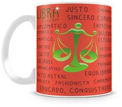 Caneca Personalizada Signo de Libra - Porcelana Alta Qualidade Caneca Personalizada Signo de Libra - Porcelana Alta Qualidade