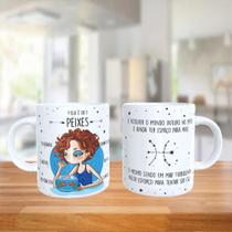Caneca Personalizada Signo ela é de Peixes Caneca Personalizada Signo ela é de Peixes