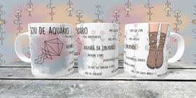 Caneca Personalizada Signo sou de Aquário Caneca Personalizada Signo sou de Aquário