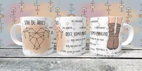 Caneca Personalizada Signo sou de Áries Caneca Personalizada Signo sou de Áries