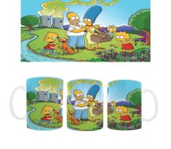 Caneca Personalizada Simpsons Desenho Infantil Presente