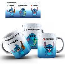 Caneca Personalizada Stitch Atualmente Estou: Surtando Caneca Personalizada Stitch Atualmente Estou: Surtando