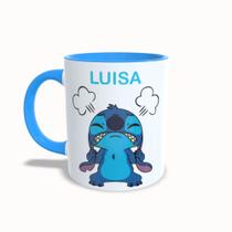 Caneca Personalizada Stitch Lilo Disney Com Seu Nome