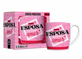 Caneca personalizada super esposa presente dia dos namorados 300ml para mulher namorada te amo
