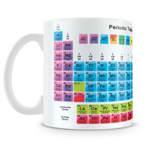 Caneca Personalizada Tabela Periódica dos Elementos - Porcelana Alta Qualidade