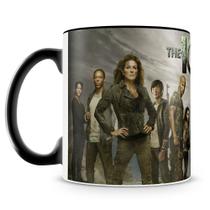 Caneca Personalizada The 100 - Porcelana Brilhante com Alça Preta