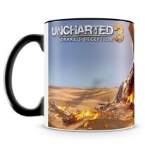 Caneca Personalizada Uncharted 3 - Porcelana de Alto Brilho