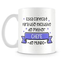 Caneca Personalizada Uso Exclusivo do Chefe - 325ml
